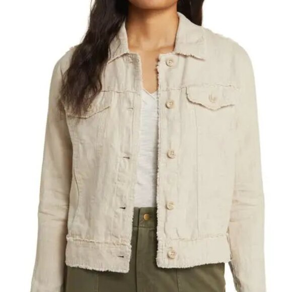 TOMMY BAHAMA Two Palms 100% Linen Raw Edge Jacket * SZ  XS - Picture 16 of 16